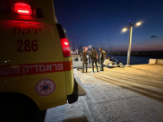  وفاة شابة وحالة خطرة لشاب اثر تعرضهما للغرق على شاطئ المحمودية بيافا 